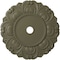 Ekena Millwork Angel Ceiling Medallion (Fits Canopies up to 15 3/4"), 32 1/4"OD x 3 5/8"ID x 1 1/8"P, Spartan Stone CM32ANSSF - alternate 1